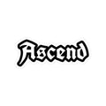 Ascend Sticker/White and Black